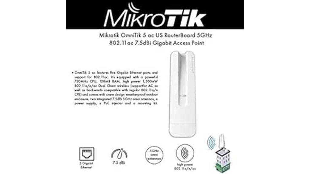 detailed review of mikrotik omnitik 5 ac