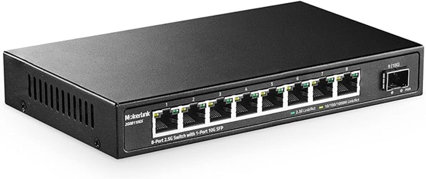 detailed review of mokerlink 8 port ethernet switch