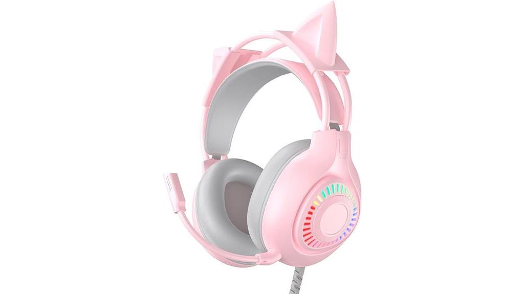 detailed review of emonoo pink gaming headset