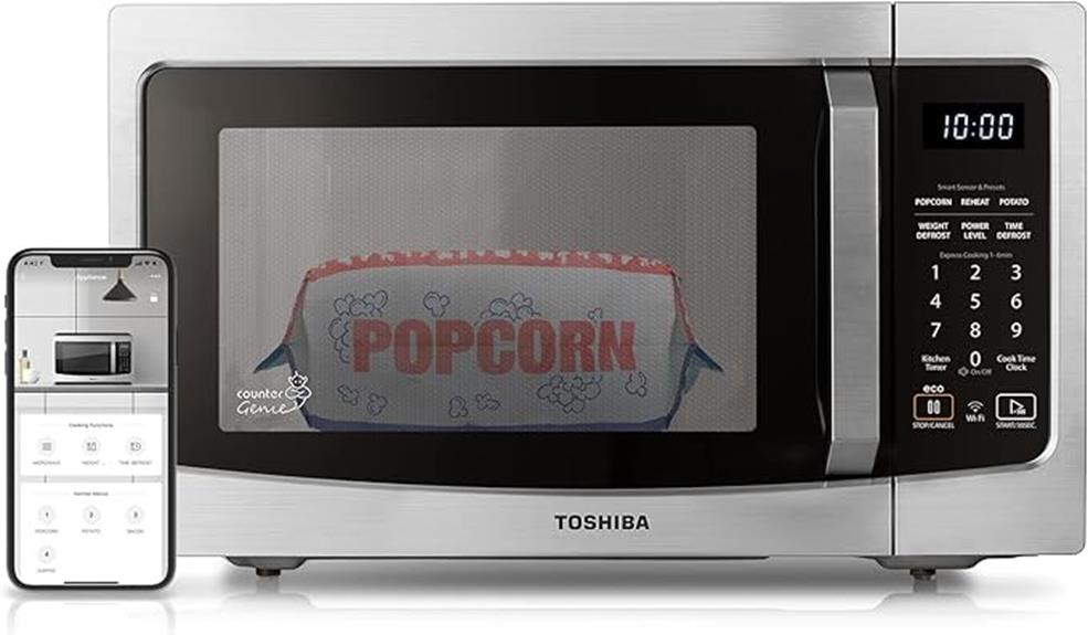 detailed review of toshiba ml em34p ss smart microwave