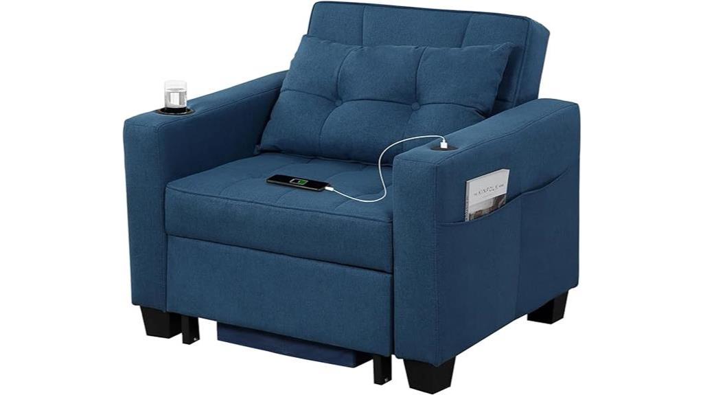 duraspace futon chair bed
