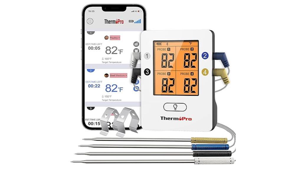 thermopro tp25 bluetooth thermometer accurate convenient