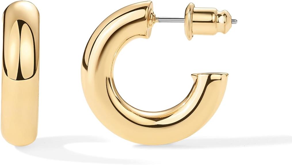 affordable gold hoop earrings