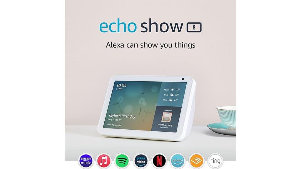 echo show 8 1st gen 2019 white