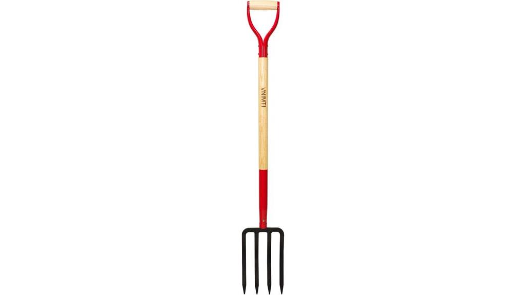 garden fork with 4 tines
