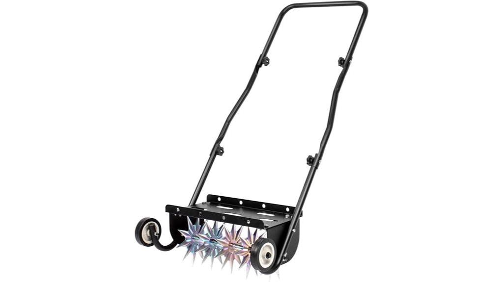 lawn aerator with spikes