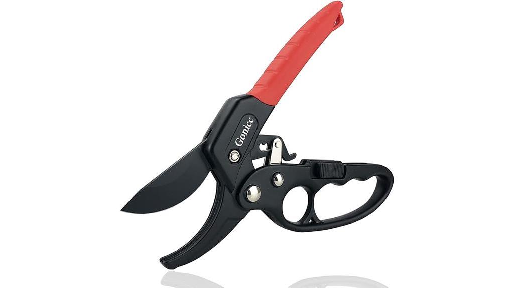 professional ratchet pruning shears