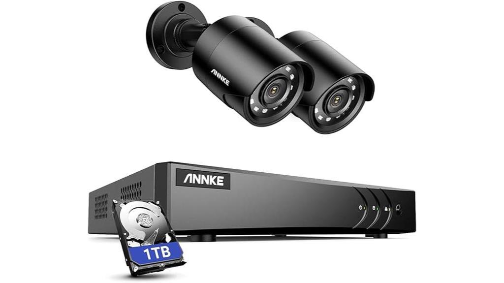 surveillance system with 2 cameras