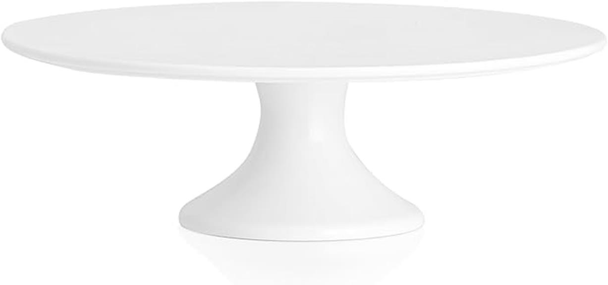 elegant 12 inch white stand