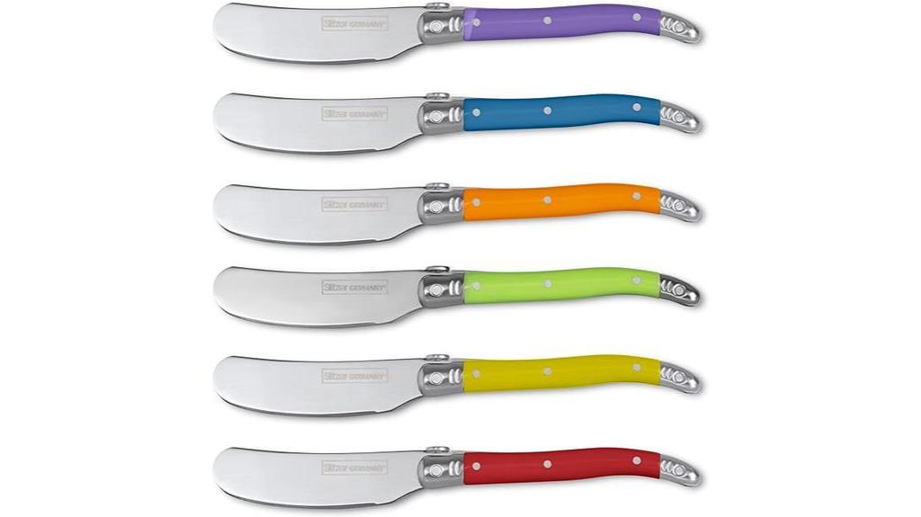 stainless steel butter knives