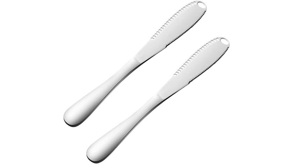 stainless steel butter knives
