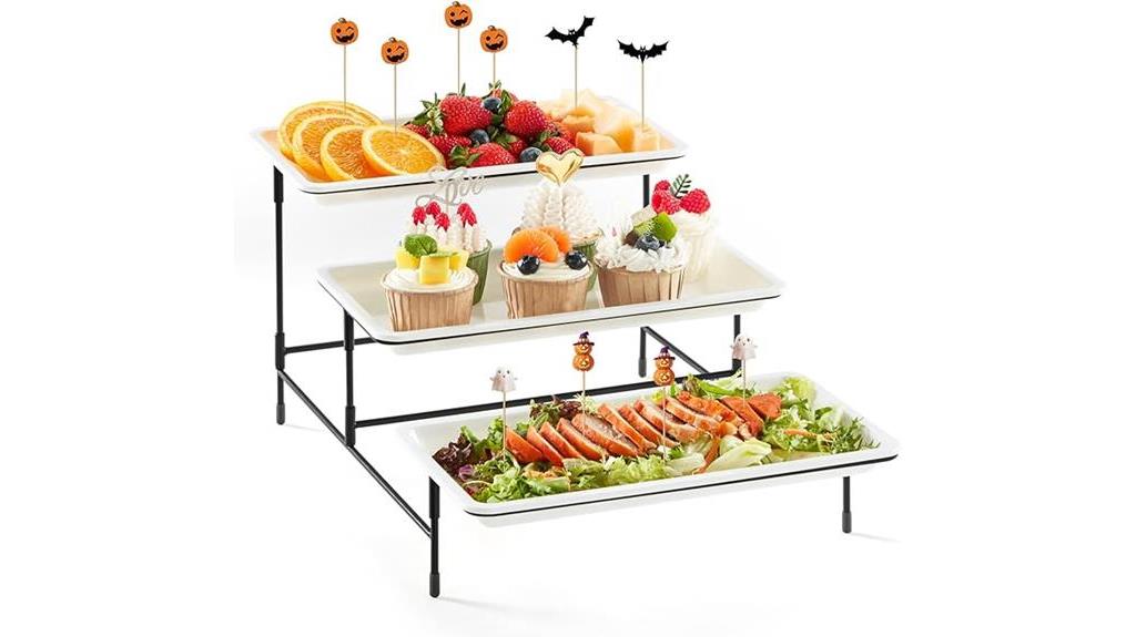 versatile serving tray set