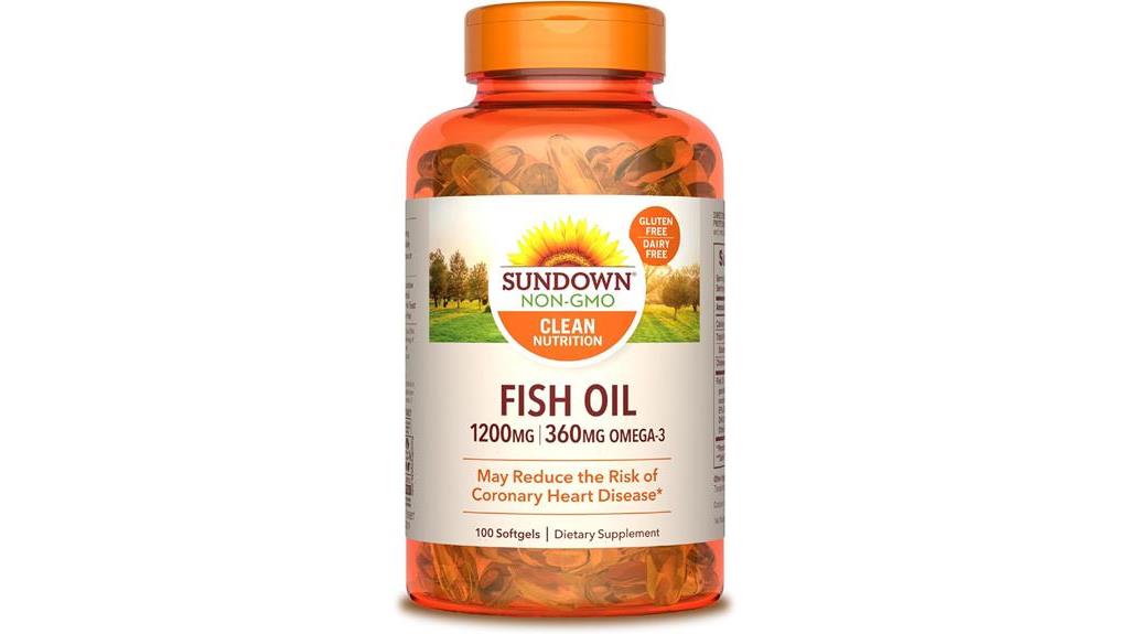 sundown fish oil supplement